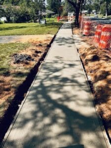 Olympus Construction | Side Walk