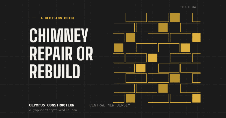 Chimney Repair vs. Rebuild: A NJ Homeowner's Decision Guide — Olympus Construction, Central New Jersey