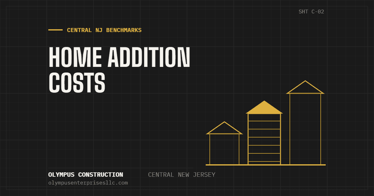 Home Addition Costs in Central NJ: Bump-Outs to Full Second Stories — Olympus Construction, Central New Jersey