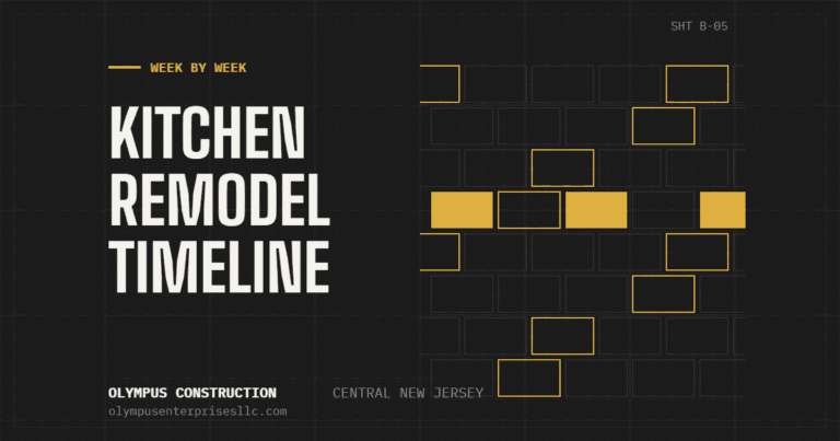 Kitchen Remodel Timeline: What to Expect Week by Week — Olympus Construction, Central New Jersey