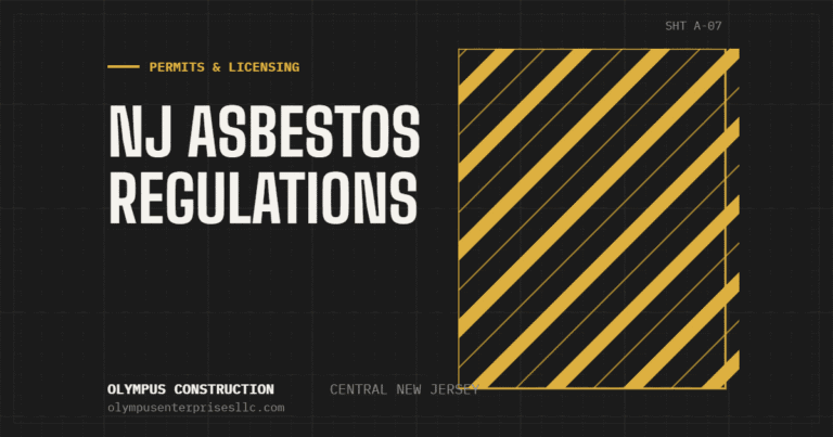 NJ Asbestos Regulations Explained: Permits, Notifications & Licensed Contractors — Olympus Construction, Central New Jersey