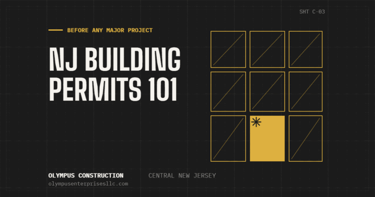NJ Building Permits 101: What Homeowners Need Before Any Major Project — Olympus Construction, Central New Jersey